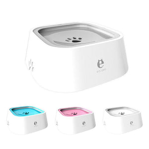 1.5L No-Spill Pet Dog Cat Water Bowl 4 Colours