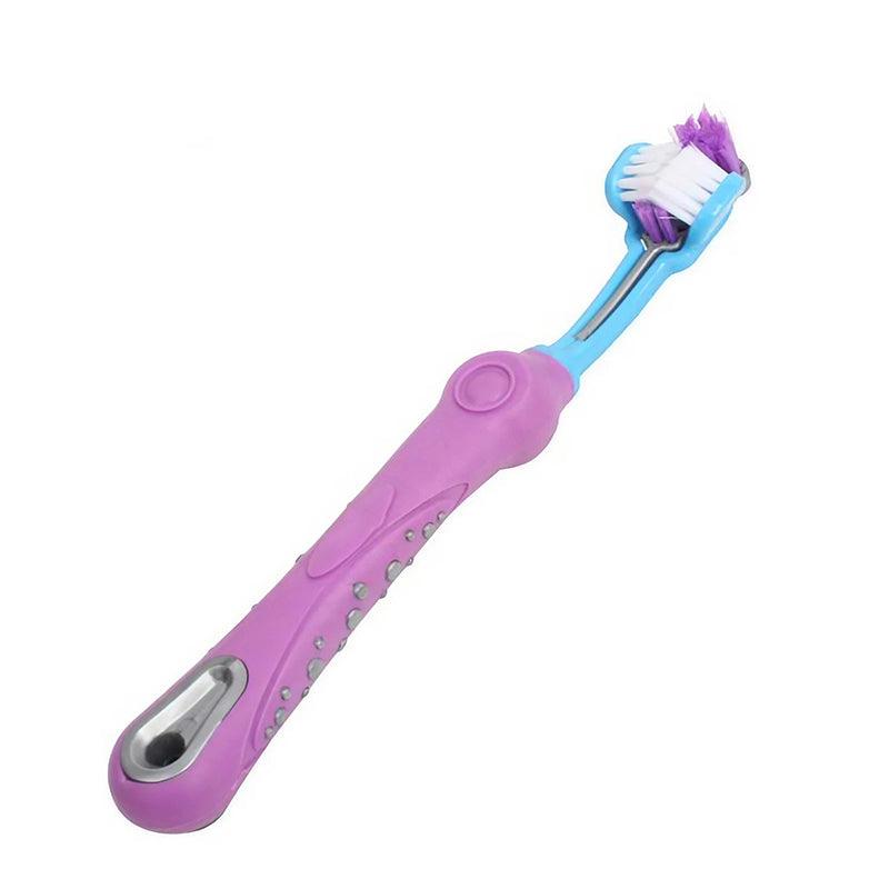 Three Sided Dog Toothbrush 5 Colours