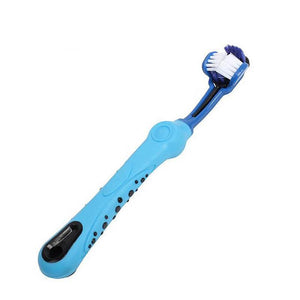 Three Sided Dog Toothbrush 5 Colours