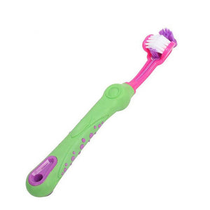 Three Sided Dog Toothbrush 5 Colours