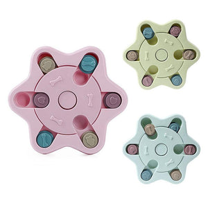 Interactive Dog Treat Dispenser Hexagon