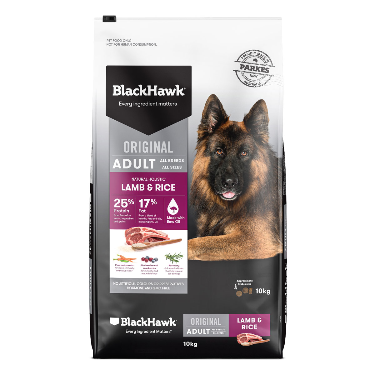 Black Hawk Lamb And Rice Adult Dry Dog Food 3kg/10kg