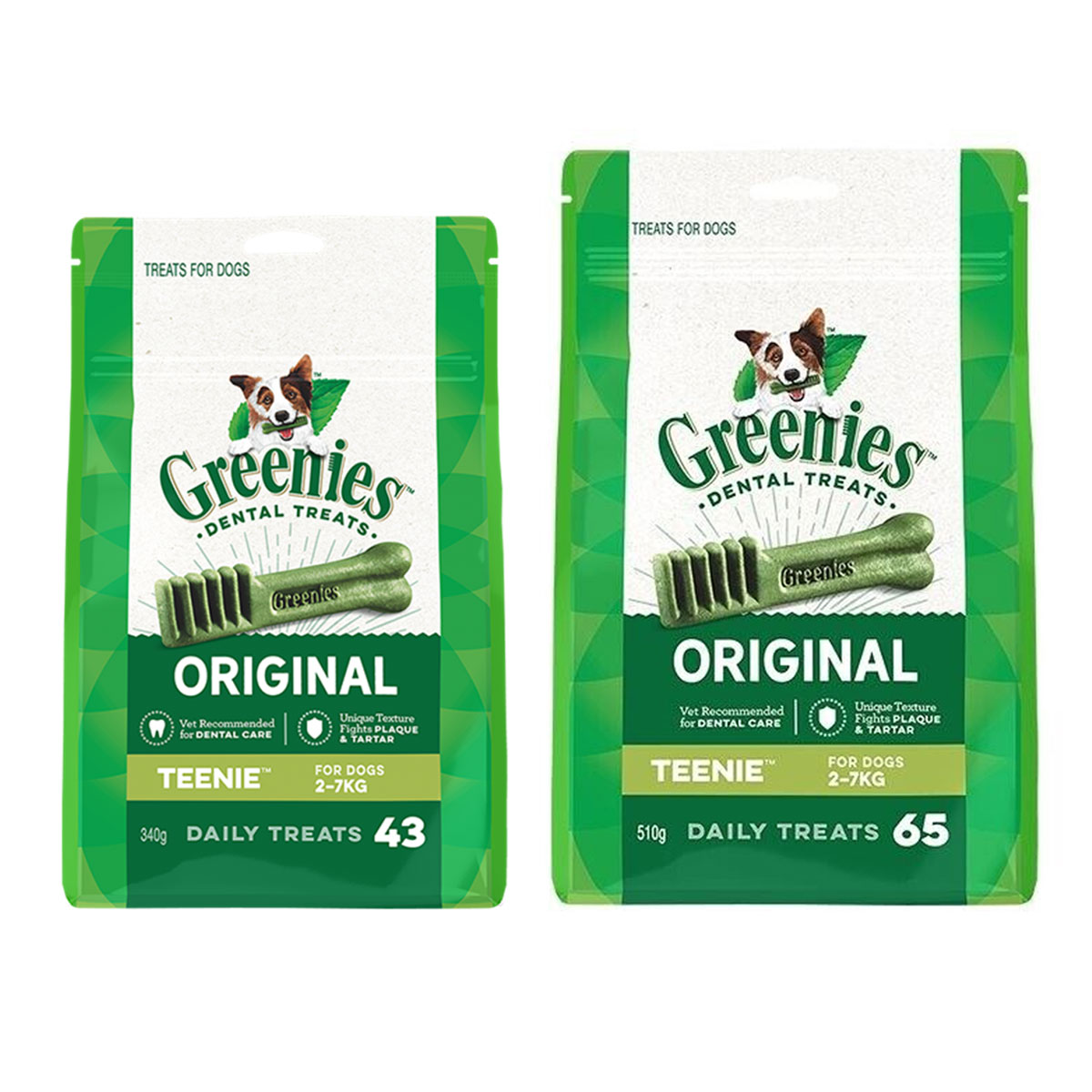 Greenies Original Teenie Dog Dental Treats 340g/510g