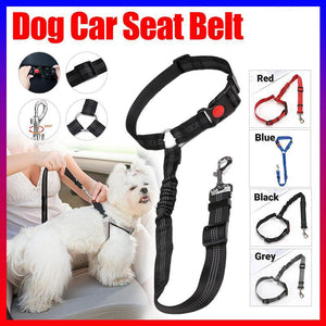 Pet Car Seat Belt Elastic 4 Colours