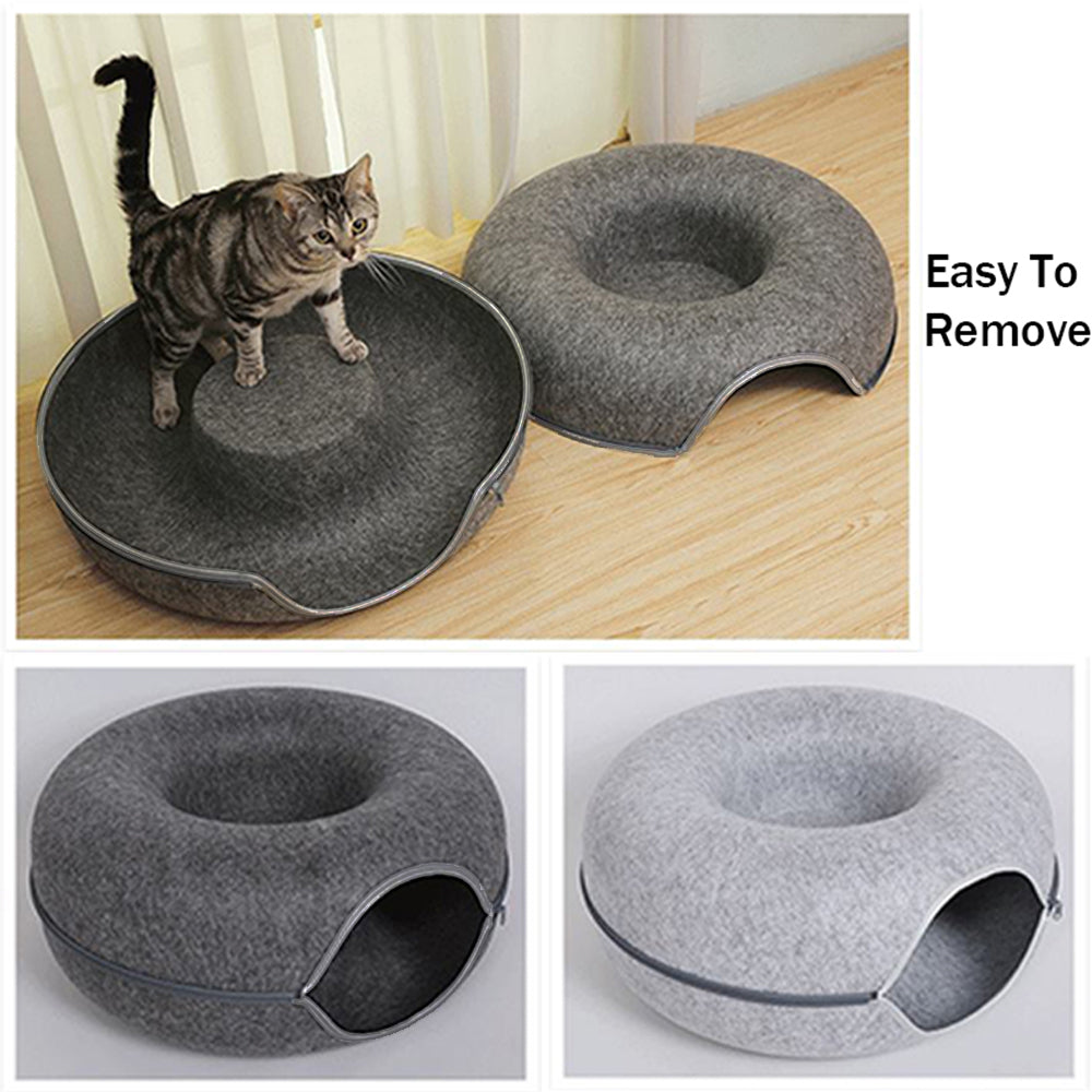 Interactive Cat Tunnel for Playful and Happy Cats Cat Bed