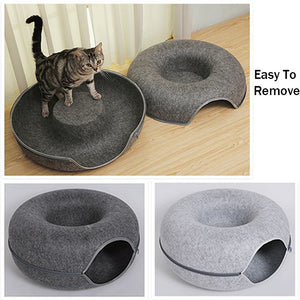 Interactive Cat Tunnel for Playful and Happy Cats Cat Bed