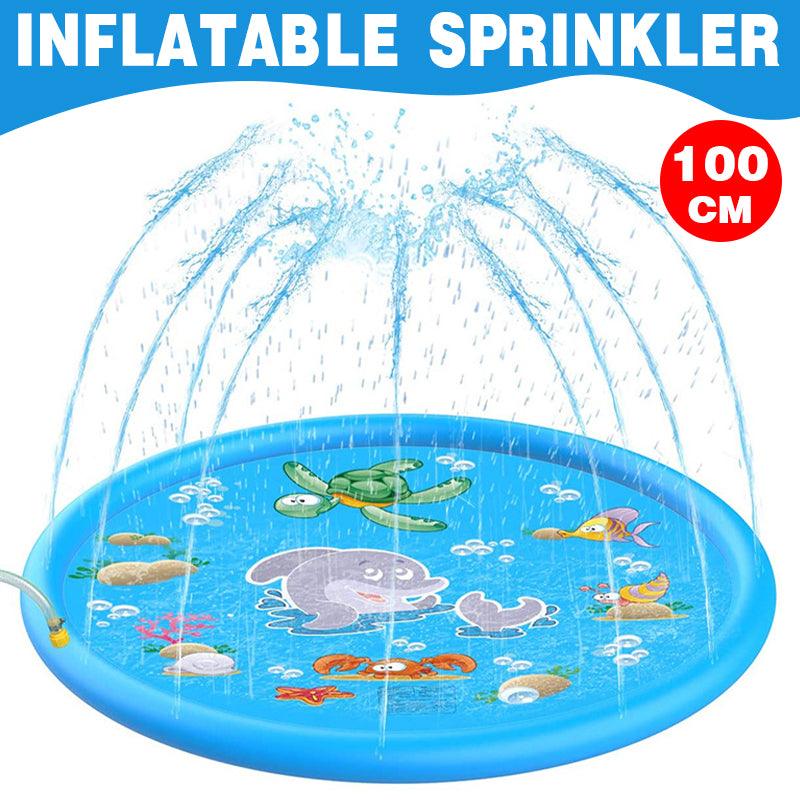 Pet-friendly Inflatable Sprinkler mat for summer fun