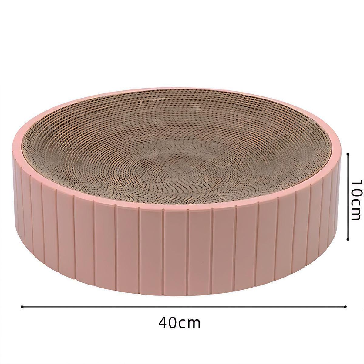 2in1 Cat Scratching Board Round 3 Colours & Replacement Pad