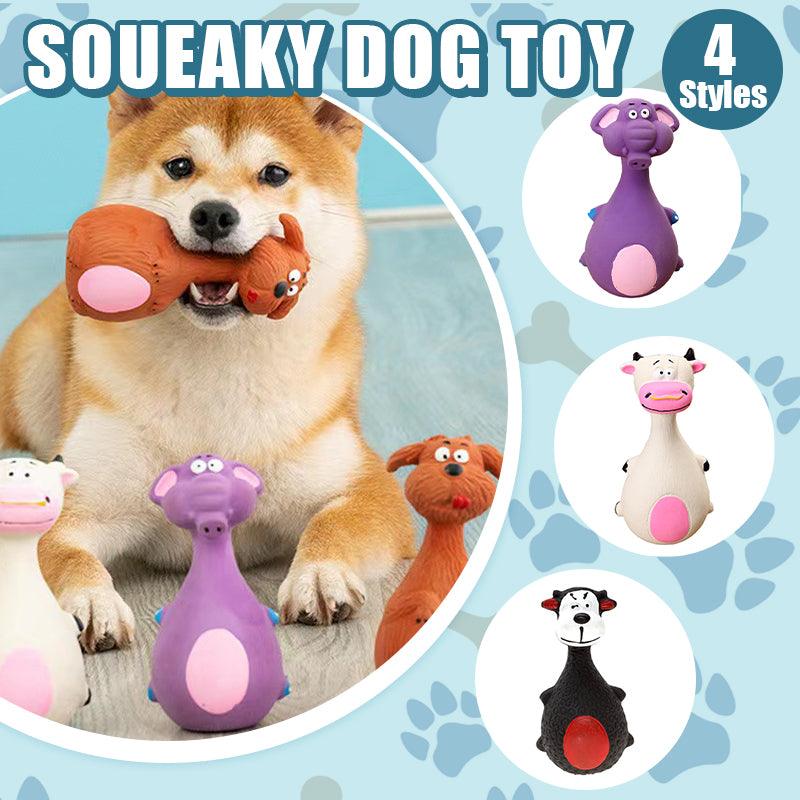 Latex Squeaky Dog Chew Toys 4 Types