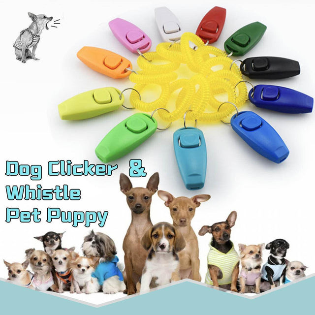 Effective Dog Whistle to Stop Barking with training clicker