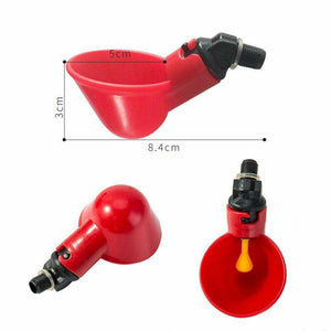 10 pcs Automatic Water Feeder For Chickens and Poultry