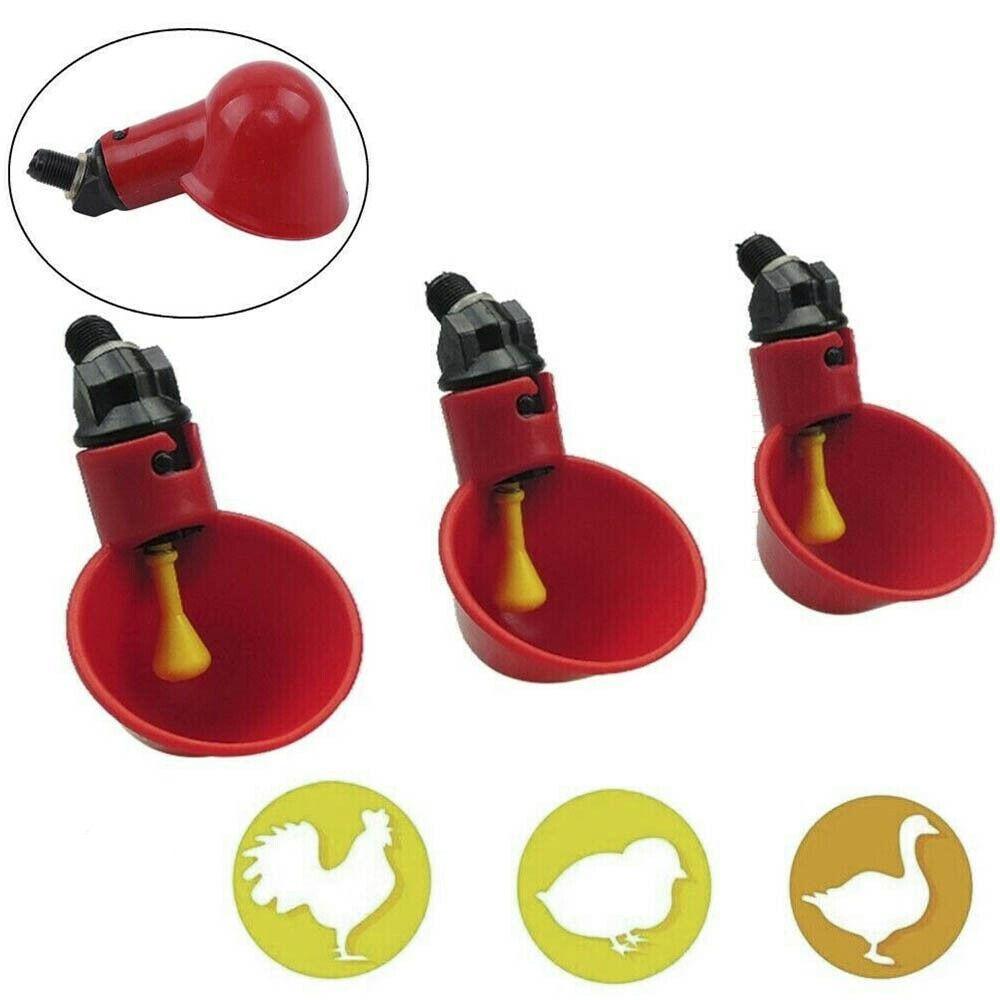 10 pcs Automatic Water Feeder For Chickens and Poultry