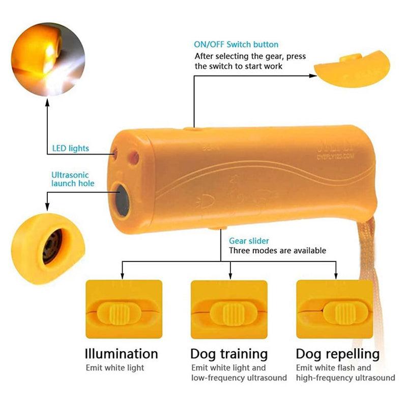 Anti-Bark Device Dog Barking Training Tool 2 Colours