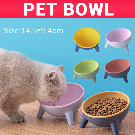 Pet Bowl 15° Tilted 4 Colours 350ml
