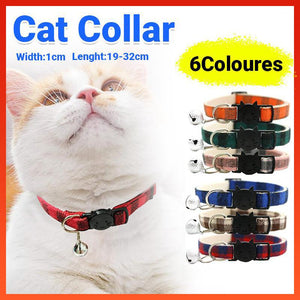 Pet Collar With Bell designer dog collars 6 Colours