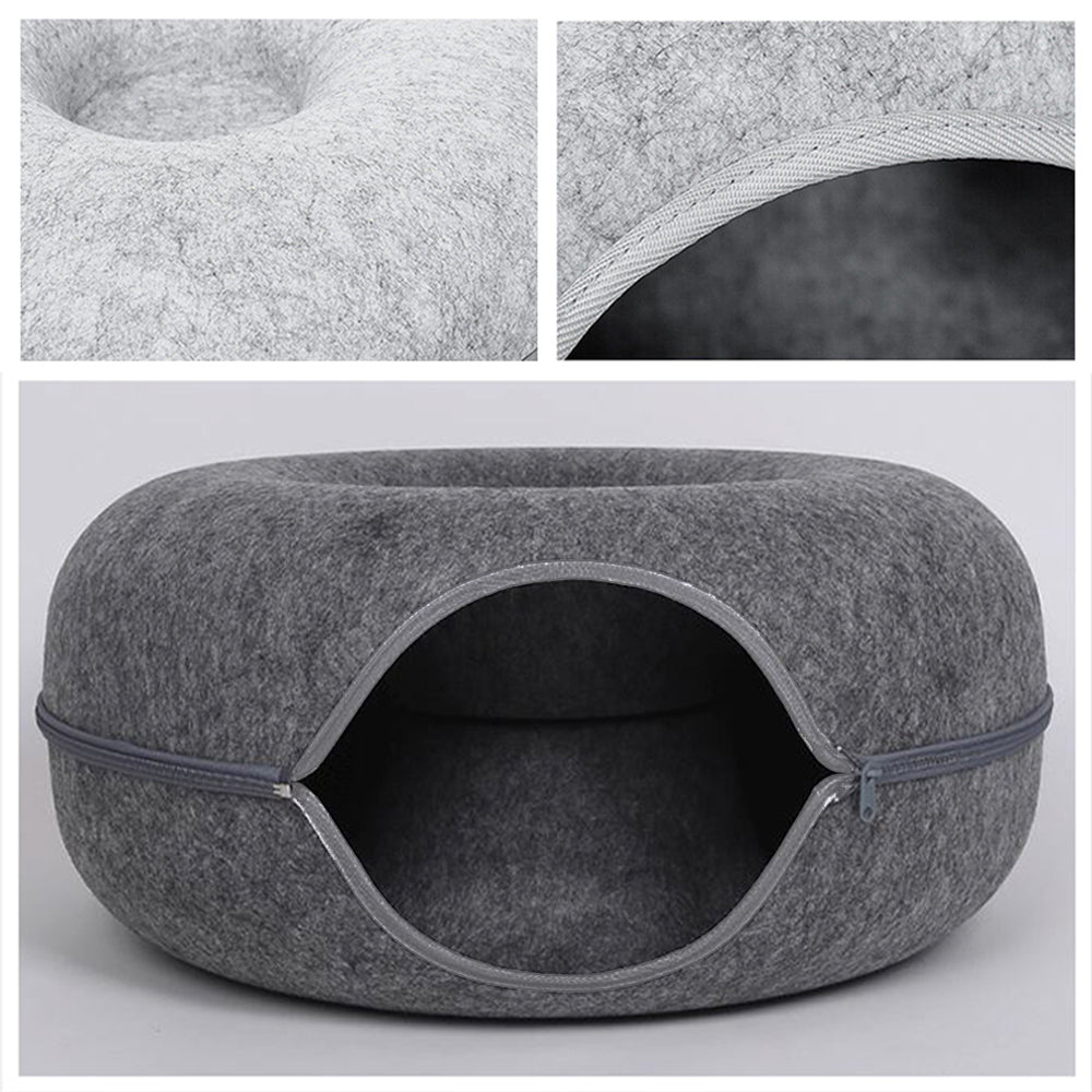 Interactive Cat Tunnel for Playful and Happy Cats Cat Bed