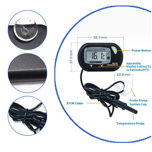 Aquarium LCD Digital Thermometer 2 Colours