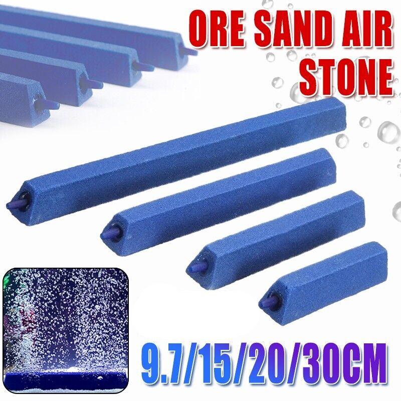 Bubble Log Air Stones For Aquarium Blue 4 Sizes