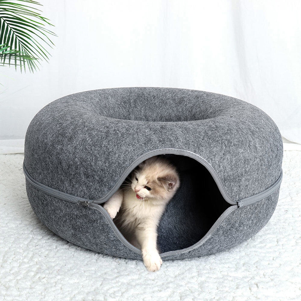 Interactive Cat Tunnel for Playful and Happy Cats Cat Bed