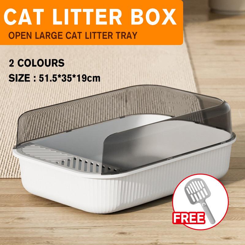 Cat Litter Box With Cat Litter Scoop 2 Colours