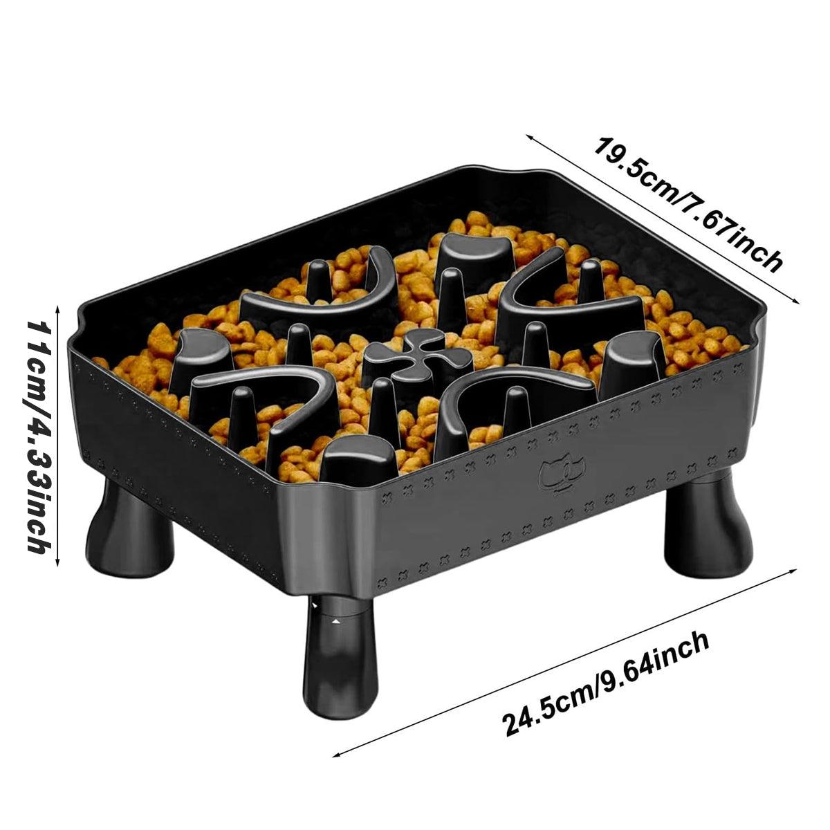 Elevated Slow Feeder Bowl for Pets Large Capacity & Anti-Slip Design