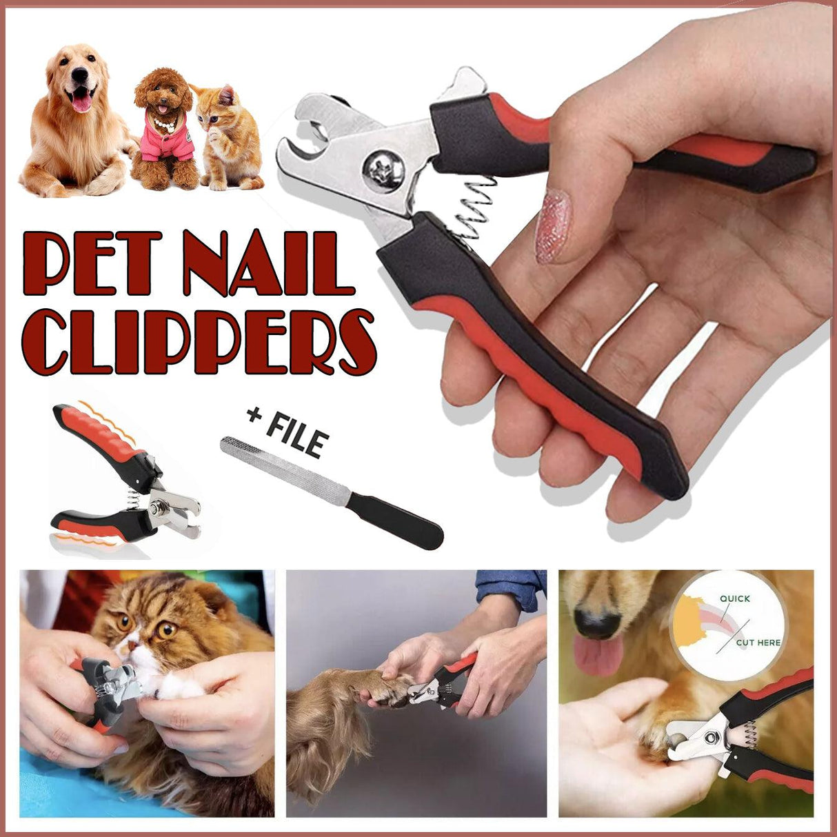 Professional Pet Nail Clippers