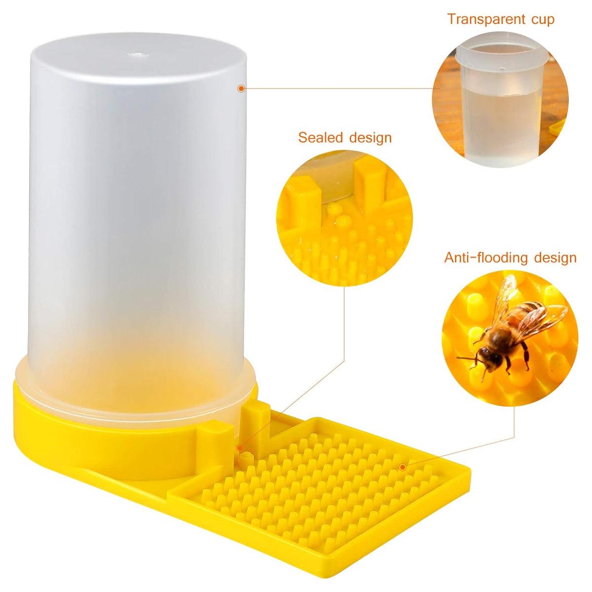 10 Pack Hive Entrance Feeders Durable Plastic Beekeeping Supplies