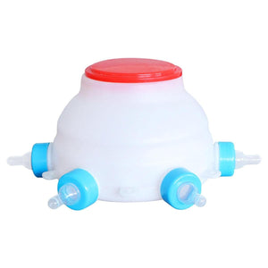 Piglet Milk Feeder 2.5L Large Capacity with 6 Soft Silicone Teats