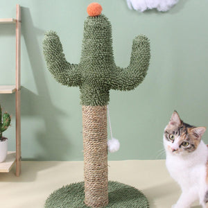 Cactus Cat Climbing Frame Scratching Post Interactive Toys for Cats and Kittens