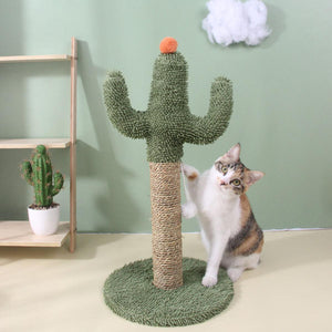 Cactus Cat Climbing Frame Scratching Post Interactive Toys for Cats and Kittens