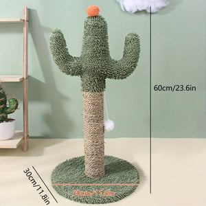 Cactus Cat Climbing Frame Scratching Post Interactive Toys for Cats and Kittens