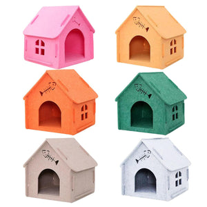 Cat Nest Eco-friendly Universal Removable Semi-enclosed Felt Cat House