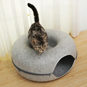 Interactive Cat Tunnel for Playful and Happy Cats Cat Bed