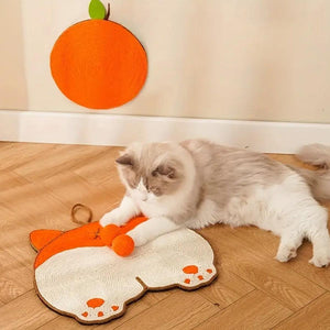 Cat Scratching Mat Fun and Interactive Wall-Mounted Scratcher for Cats