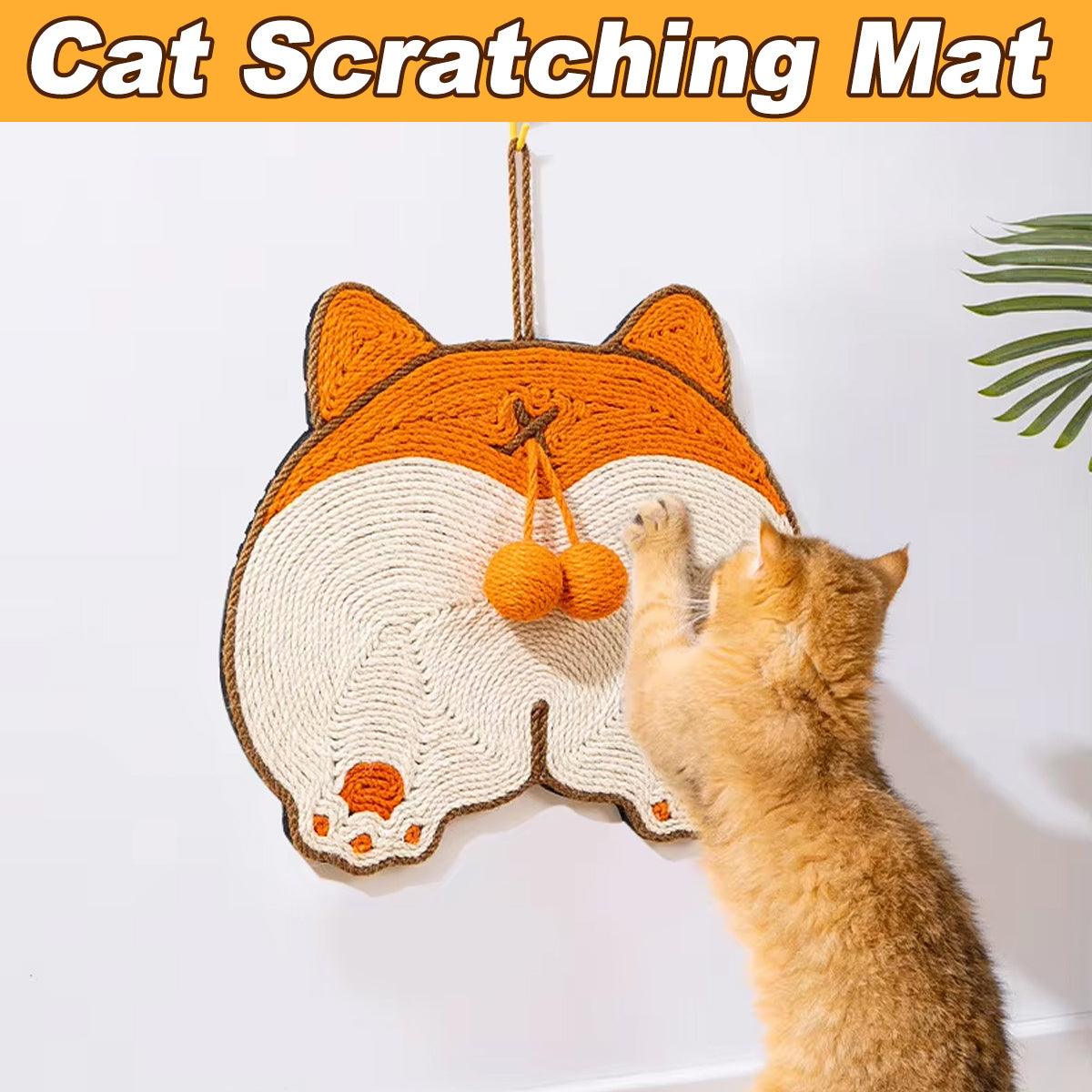 Cat Scratching Mat Fun and Interactive Wall-Mounted Scratcher for Cats