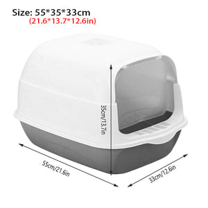 Durable and Spacious Large Cat Litter Box