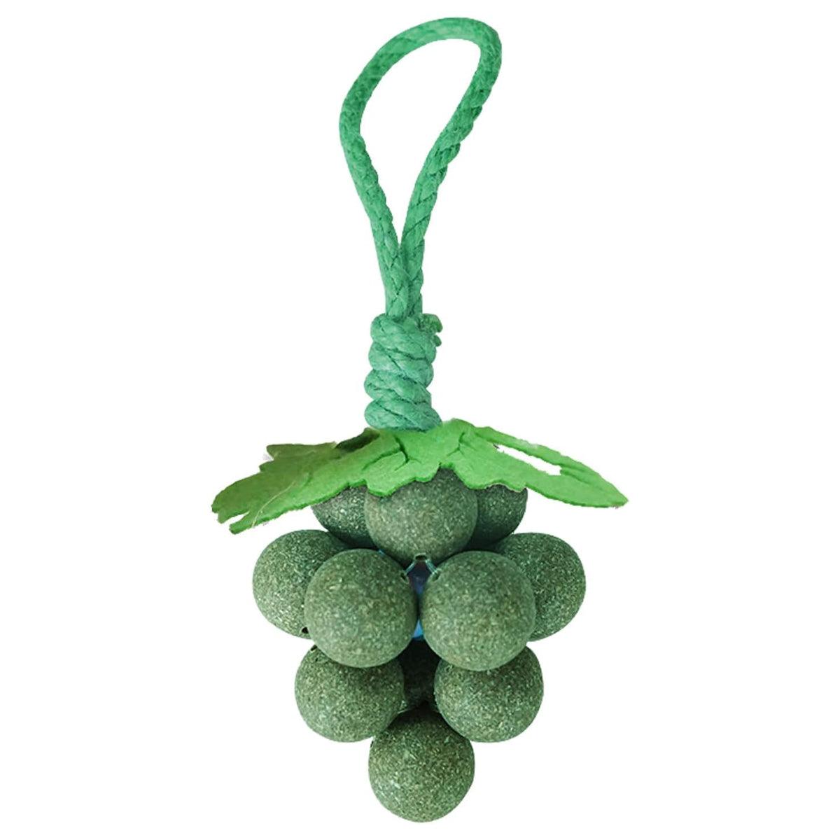 Catnip Cat Toy for Teeth Cleaning and Fresh Breath Grape Shape Toy