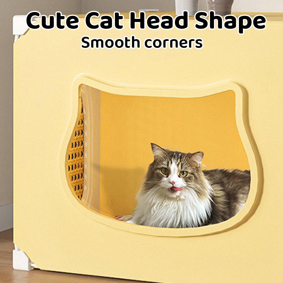 Cat Nest with Cute Cat Head Design for Comfortable Pet Resting