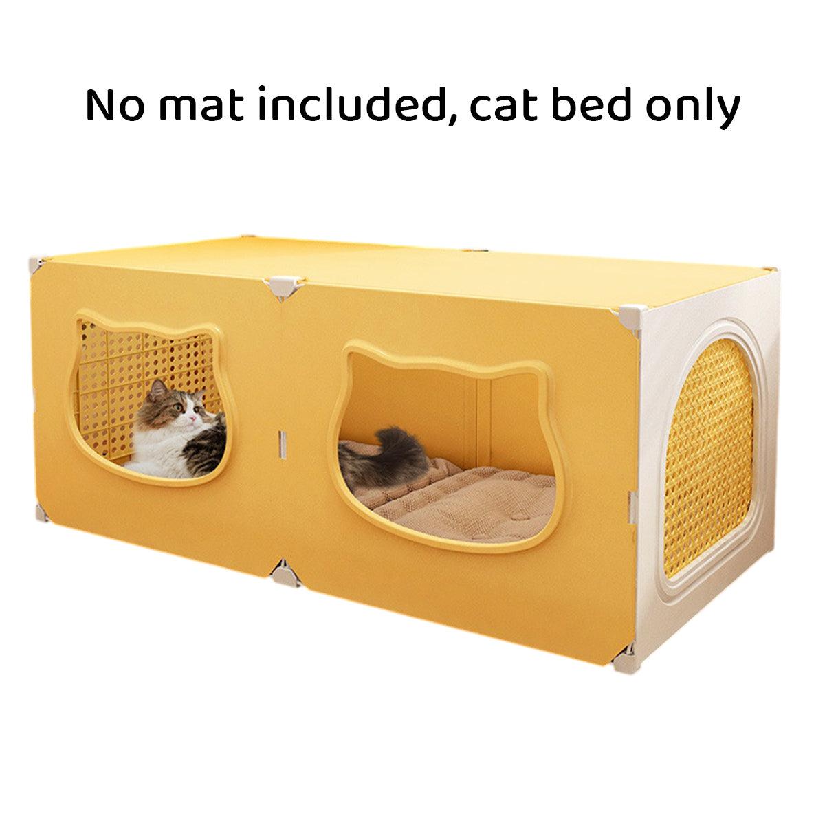 Cat Nest with Cute Cat Head Design for Comfortable Pet Resting