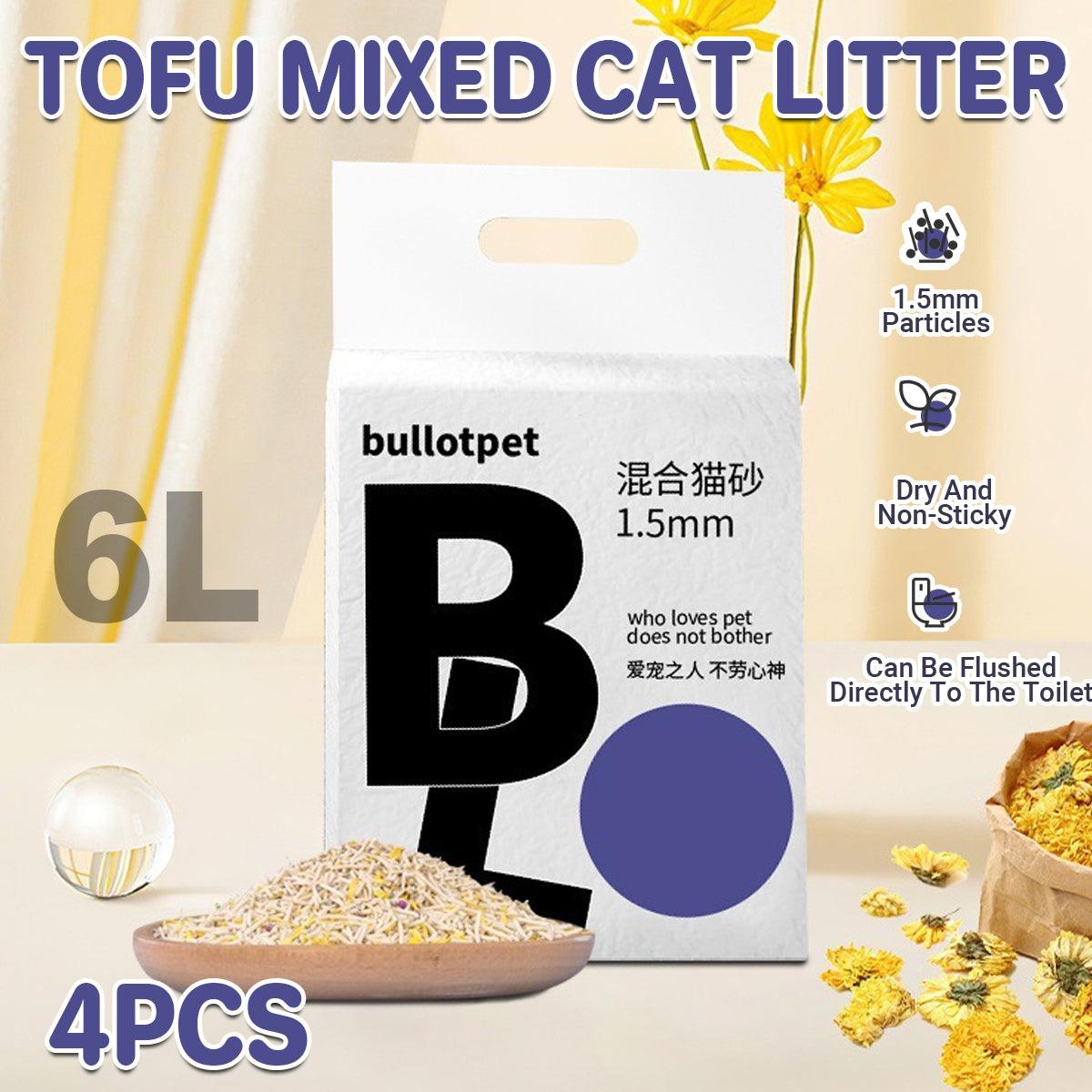 Deodorizing Tofu Cat Litter Dust-Free Clumping & Flushable