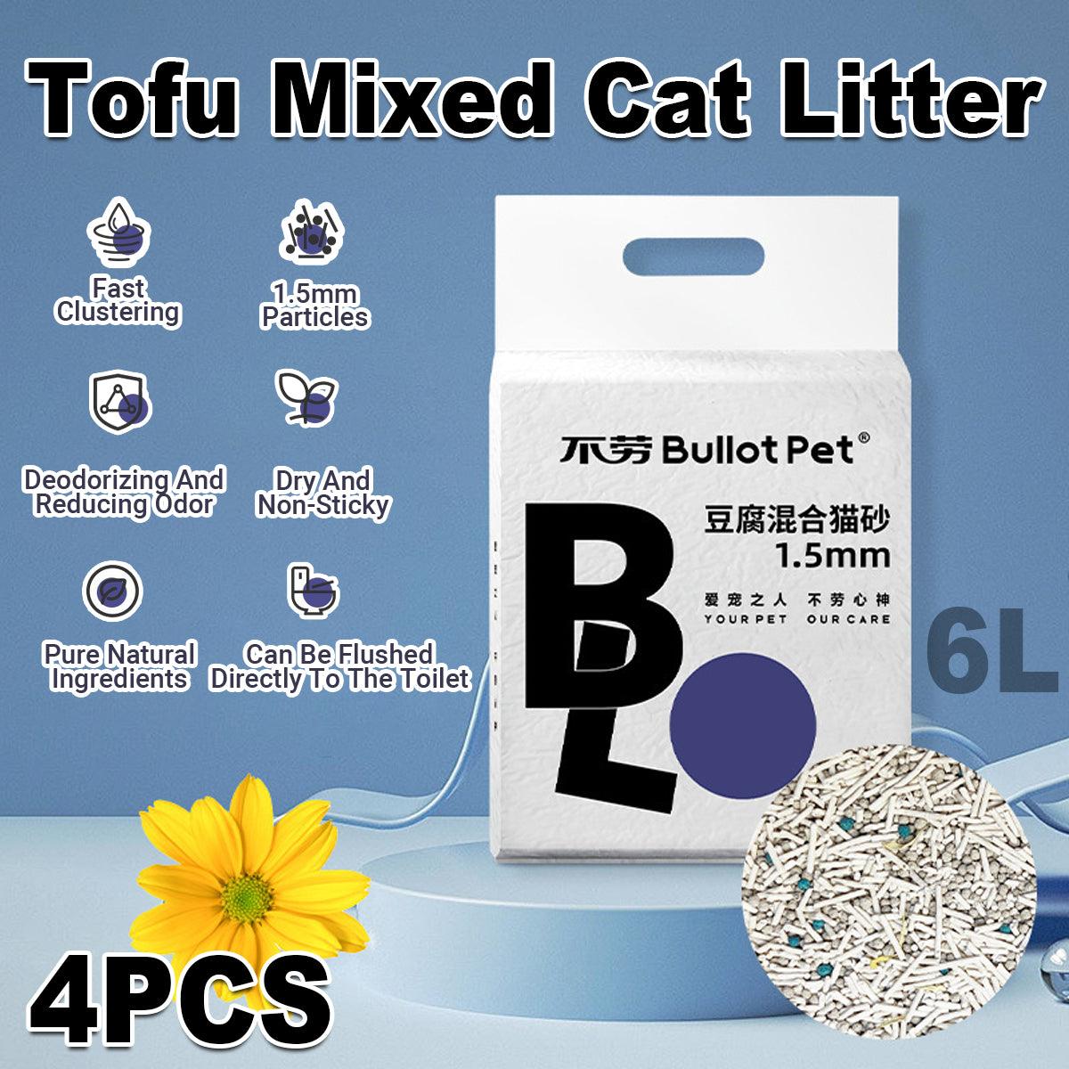 Deodorizing Tofu Cat Litter Dust-Free Clumping & Flushable