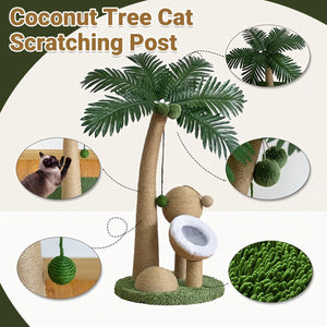 Coconut Tree Cat Scratching Post