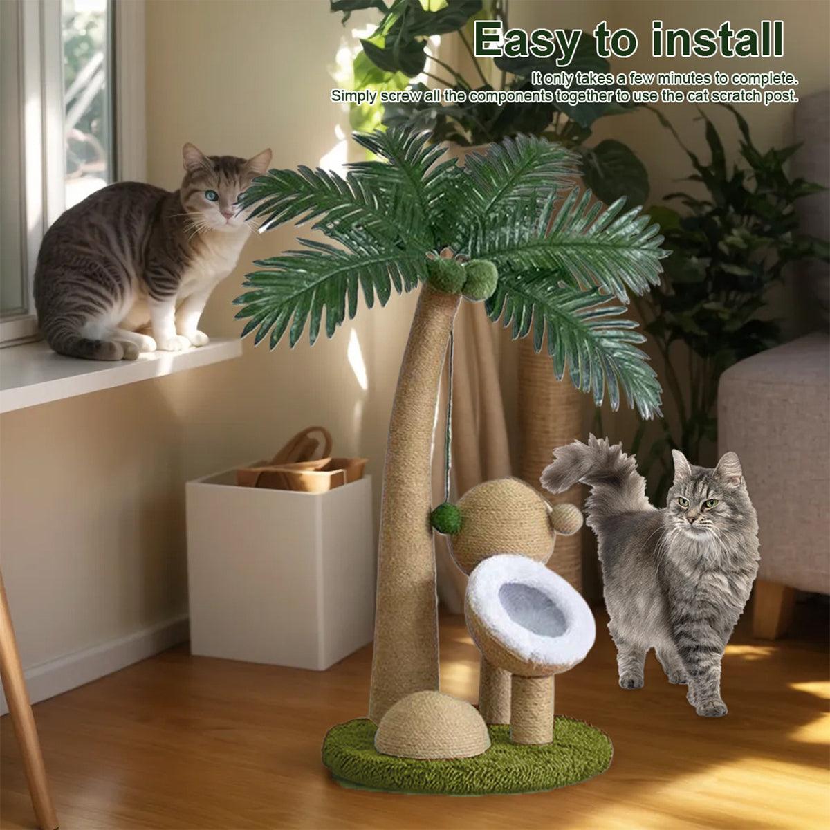 Coconut Tree Cat Scratching Post