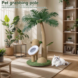 Coconut Tree Cat Scratching Post