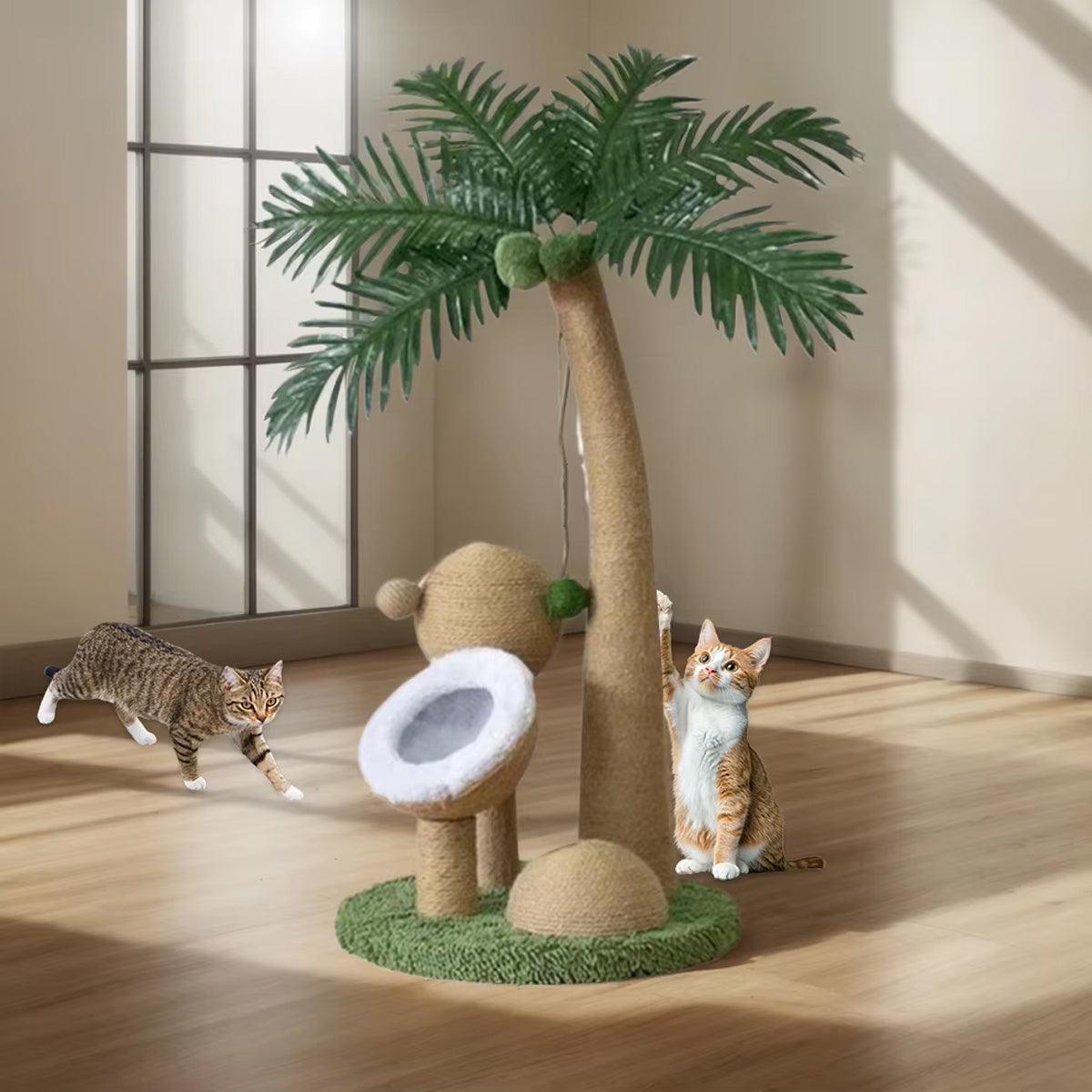 Coconut Tree Cat Scratching Post