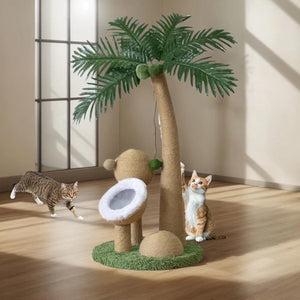 Coconut Tree Cat Scratching Post