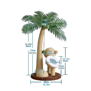 Coconut Tree Cat Scratching Post