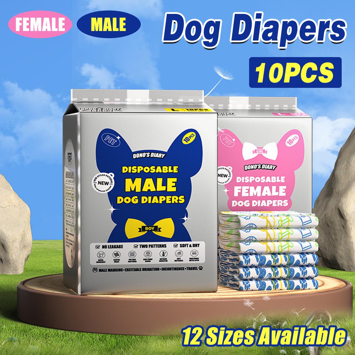 Comfort-Fit Disposable Dog Diapers