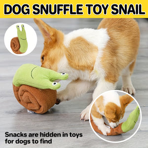 Snuffle Toy Snail for Dogs – IQ Training and Fun Treat Puzzle