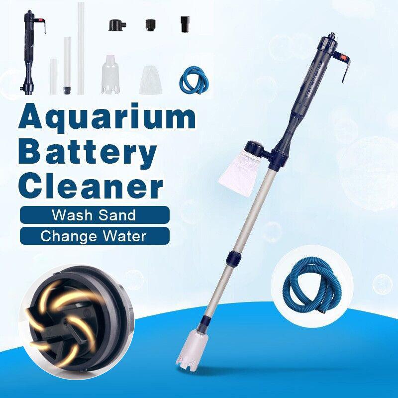 Battery-Powered Aquarium Gravel Cleaner